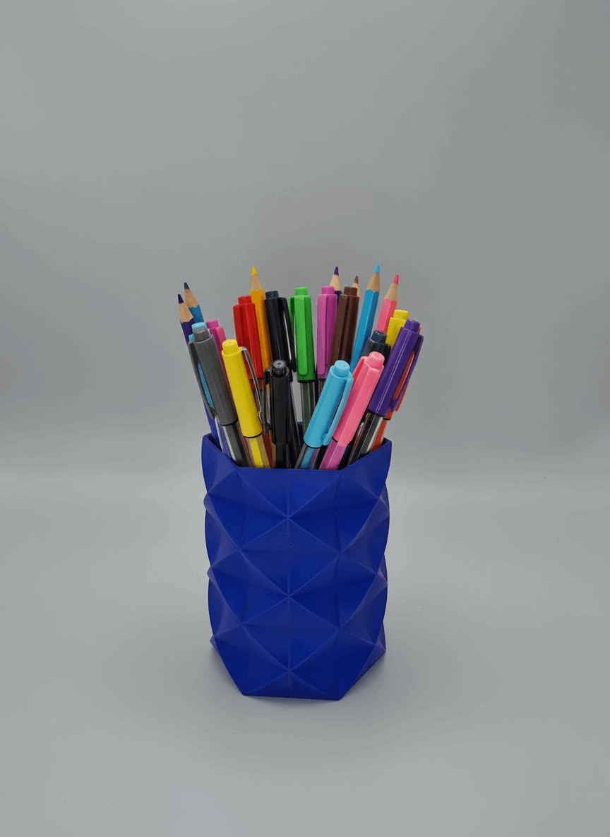 Double Hex Pattern Pencil Pot - Toys Decor & More