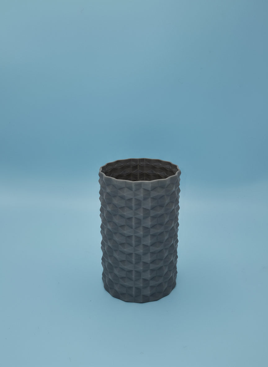 Hex Surface Pattern Standing Vase - Toys Decor & More