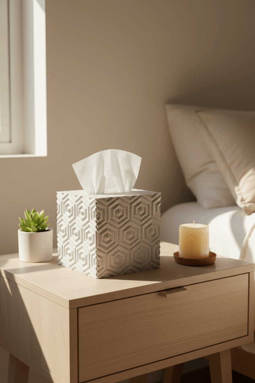 Hexagon Tissue Box Cover - Toys Decor & More