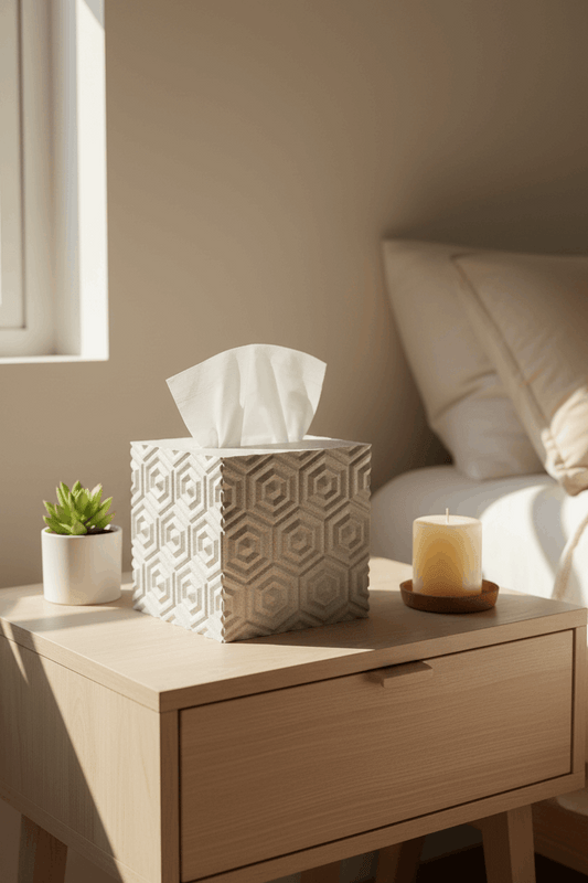 Hexagon Tissue Box Cover - Toys Decor & More