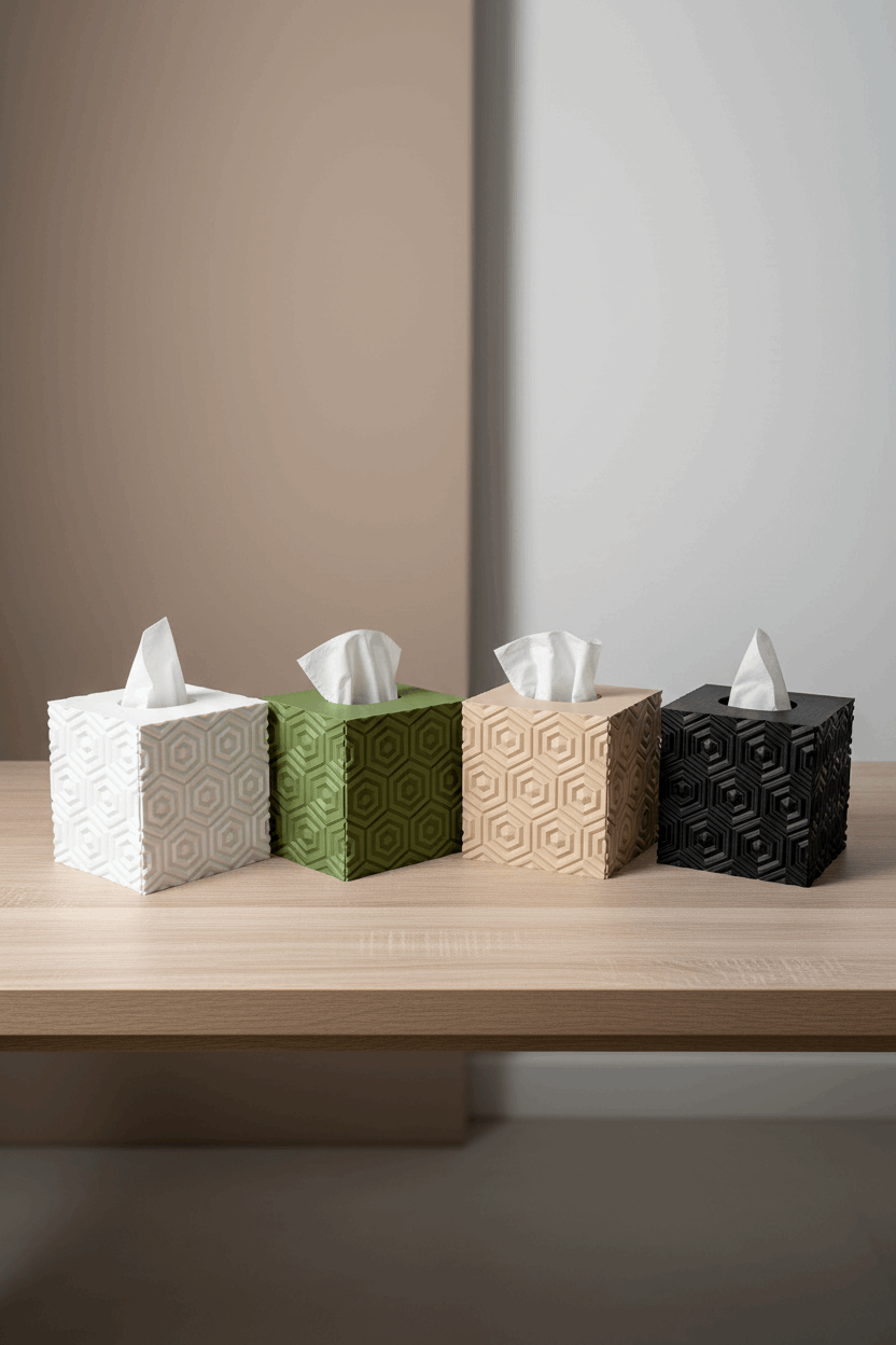 Hexagon Tissue Box Cover - Toys Decor & More