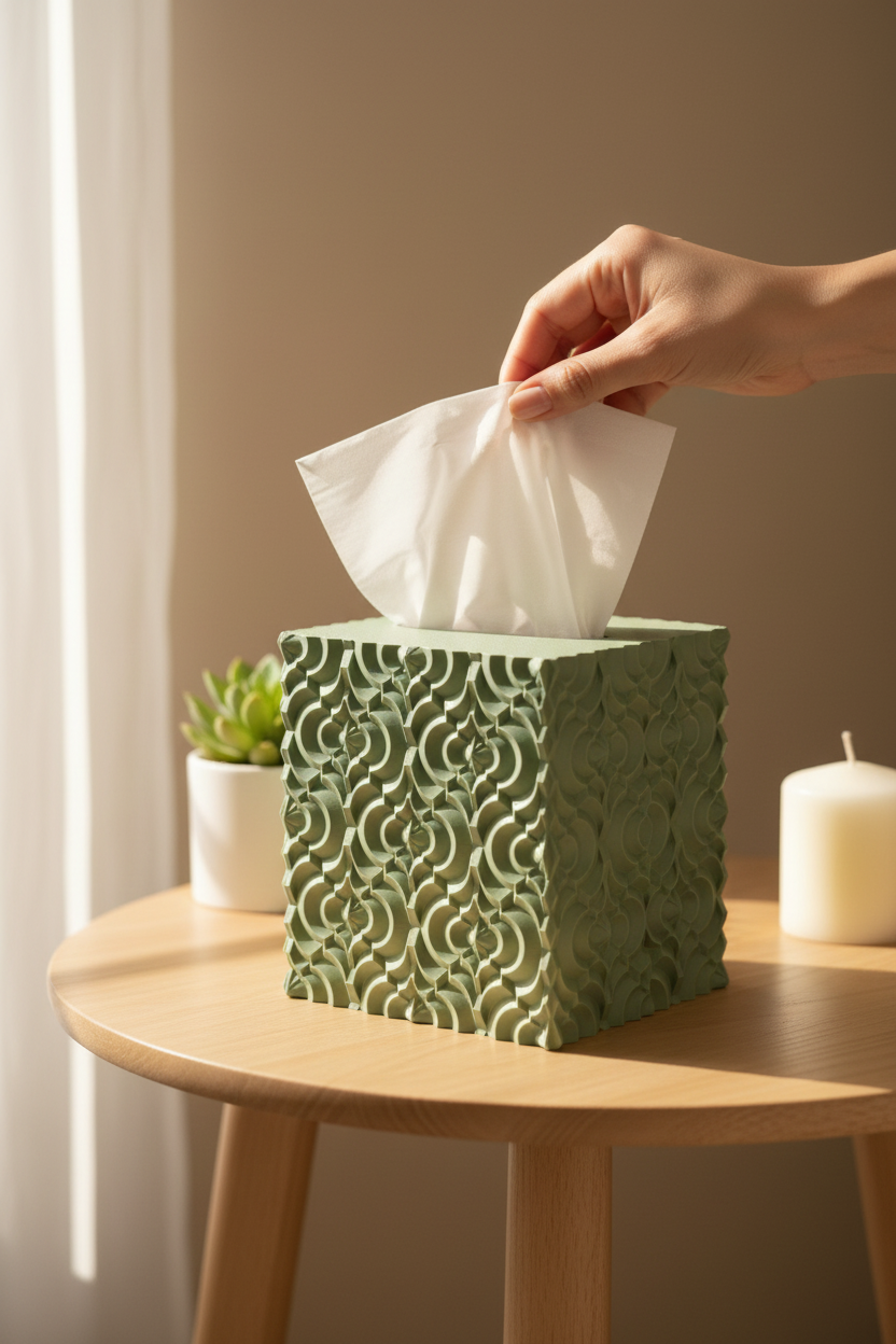 Arabesque Tissue Box Cover