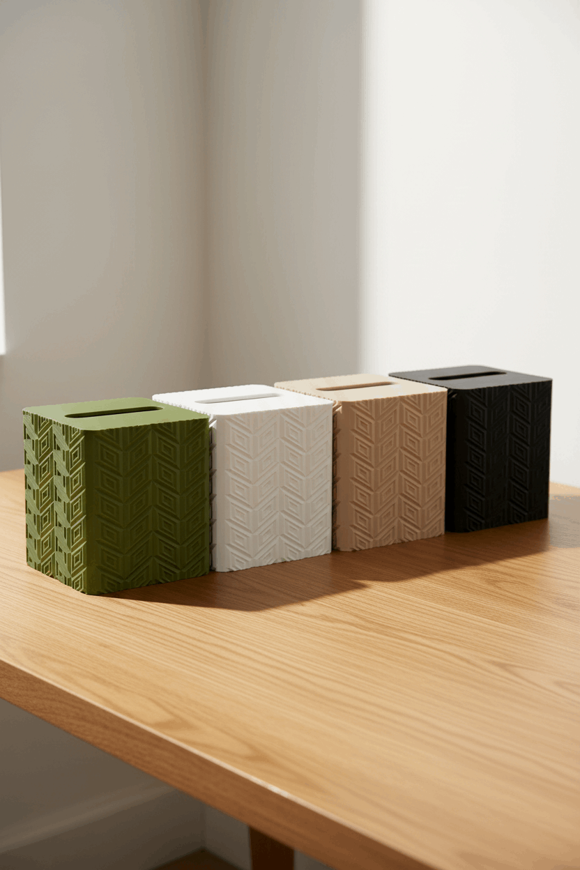 Chevron Tissue Box Cover - Toys Decor & More