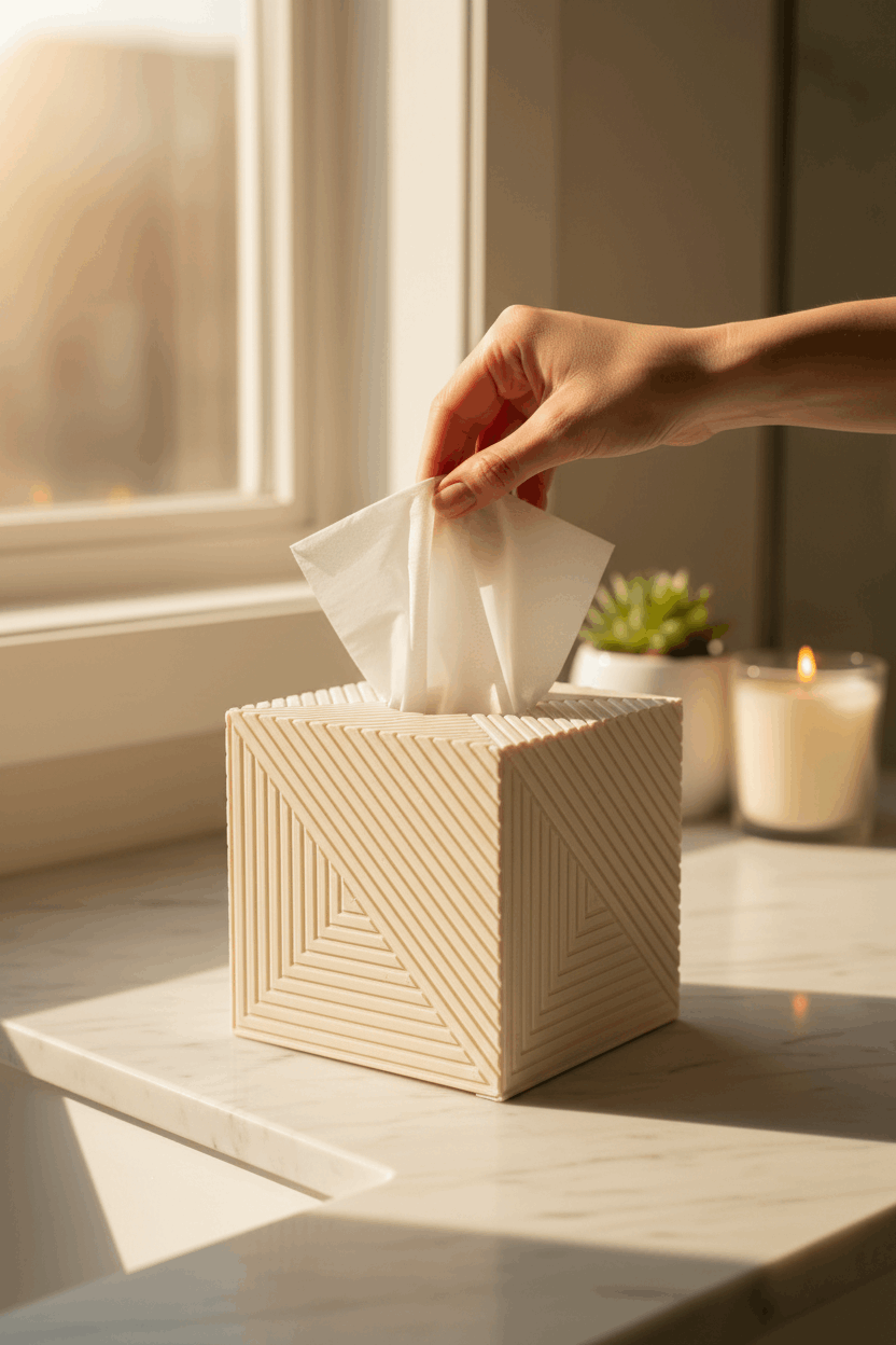 Edge Tissue Box Cover - Toys Decor & More