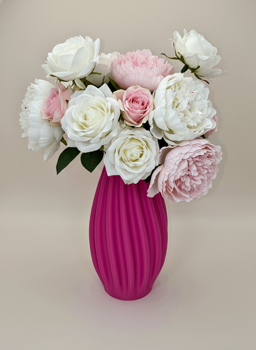 Minimalist Spiral Contour Vase - Toys Decor & More