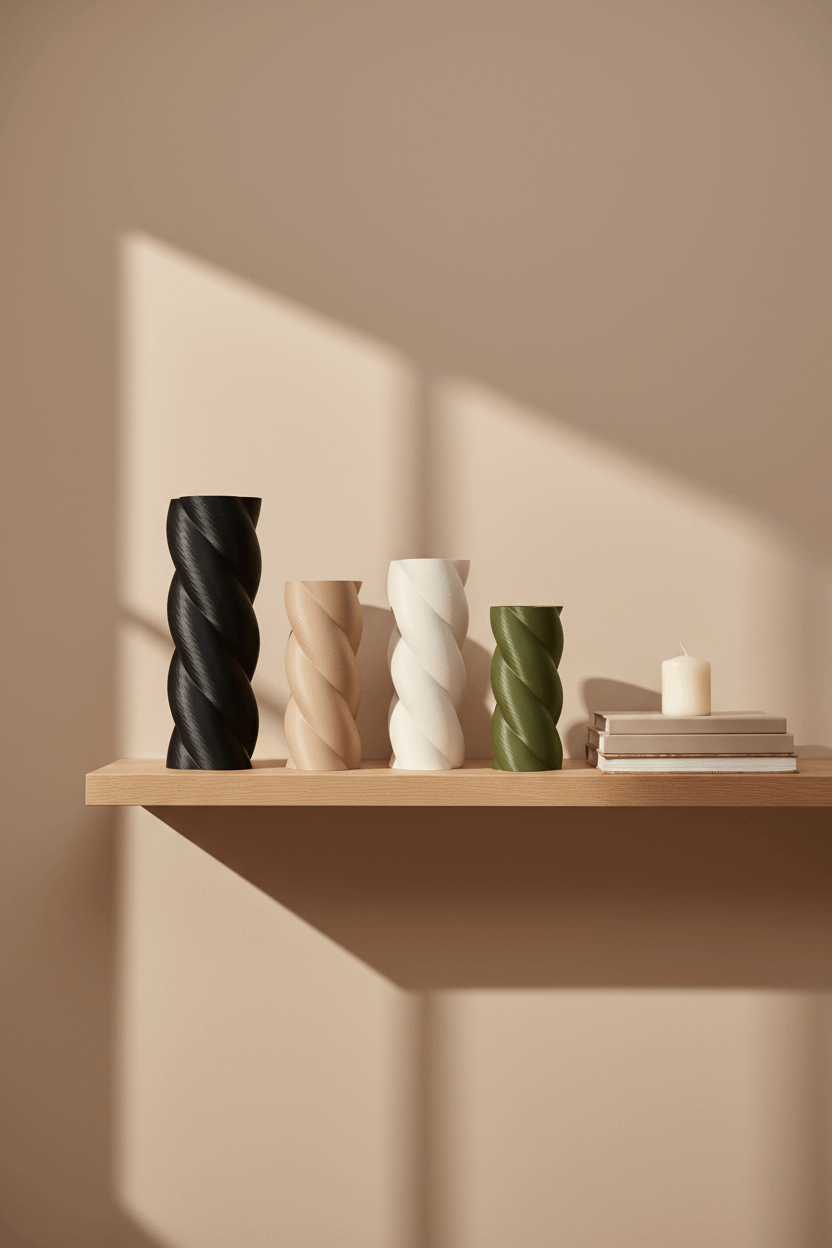 Trefoil Style Standing Vase - Toys Decor & More