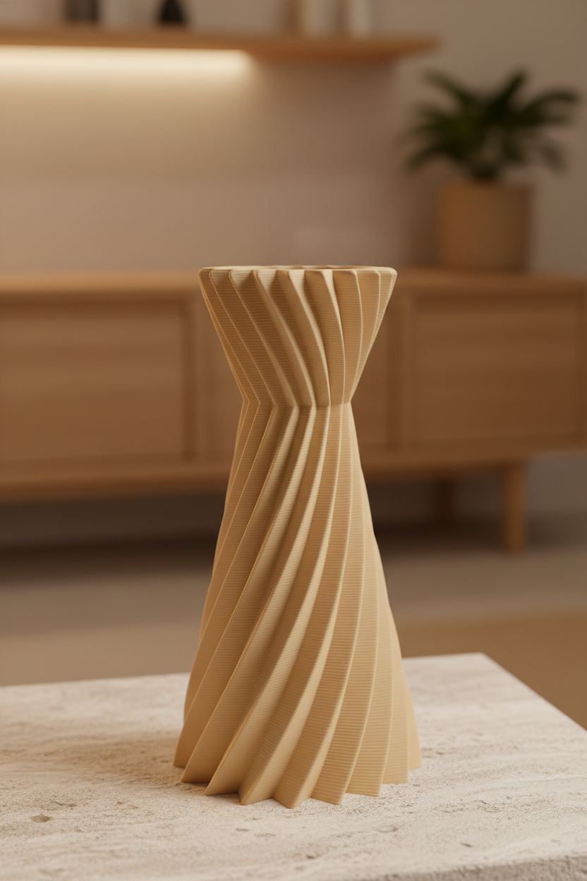 Star Pattern Spiral Vase - Toys Decor & More