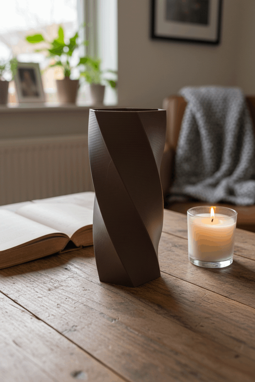 Hex Style Standing Vase - Toys Decor & More