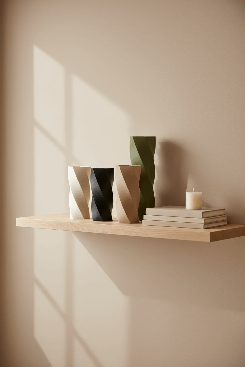 Hex Style Standing Vase - Toys Decor & More