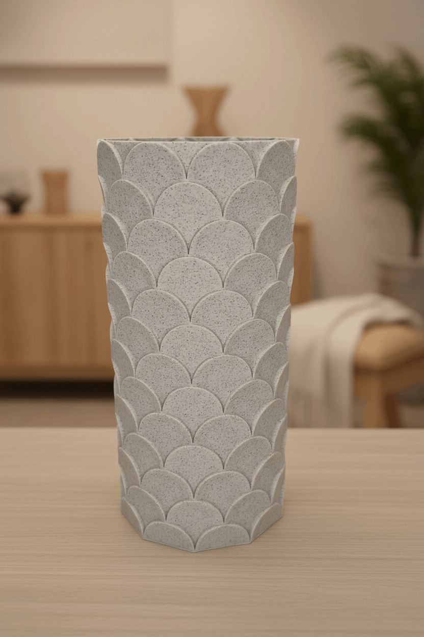 Fish Scale Standing Vase - Toys Decor & More
