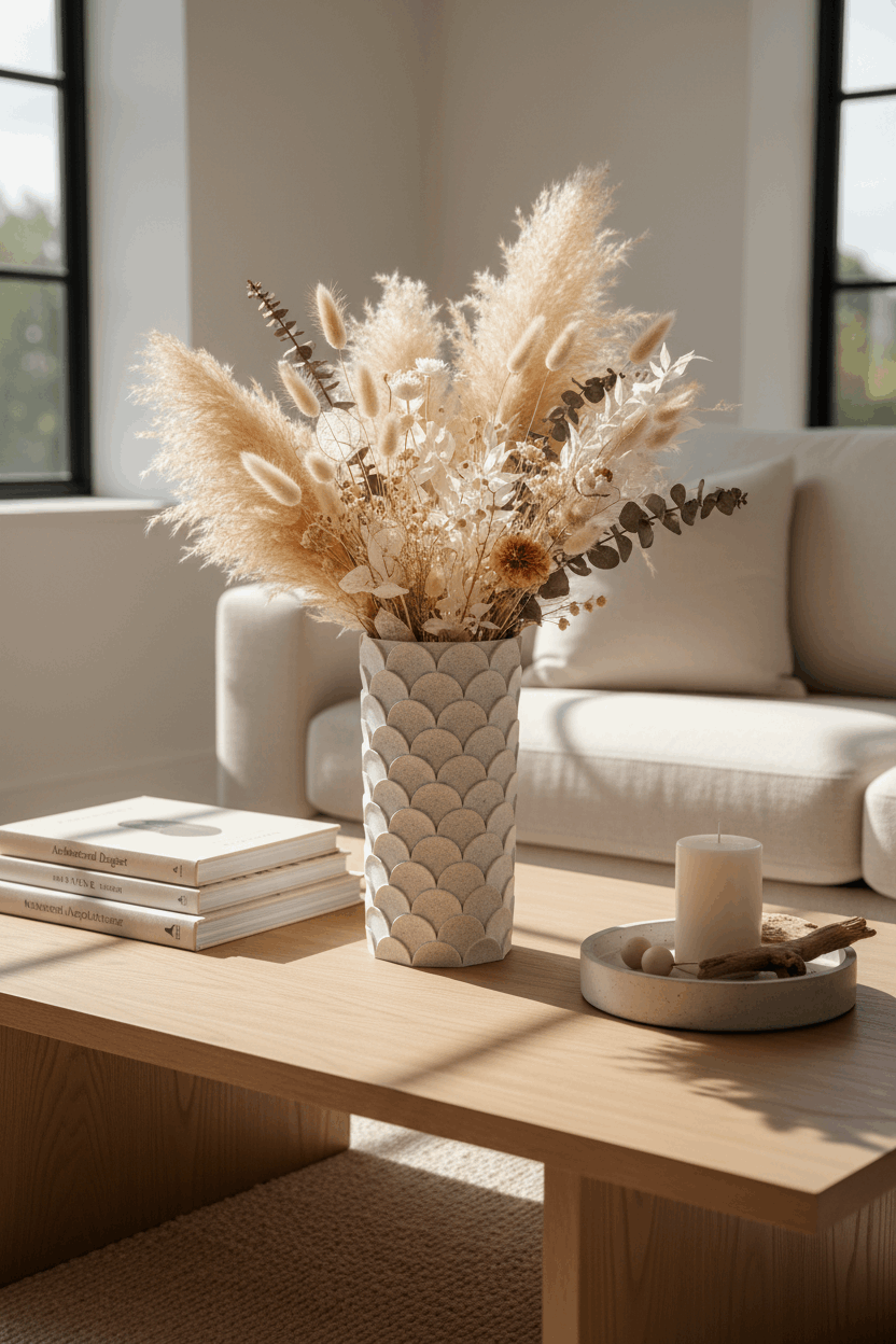 Fish Scale Standing Vase - Toys Decor & More