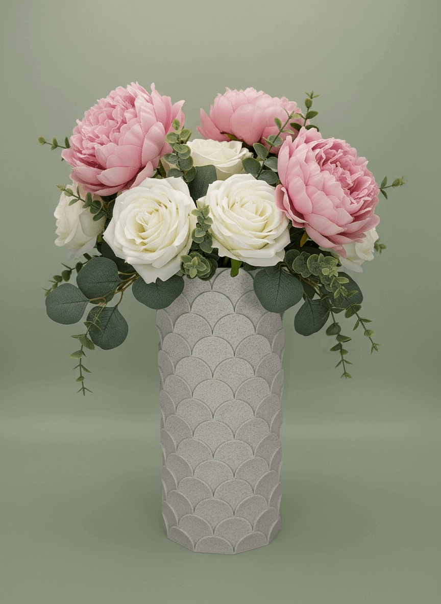 Fish Scale Standing Vase - Toys Decor & More