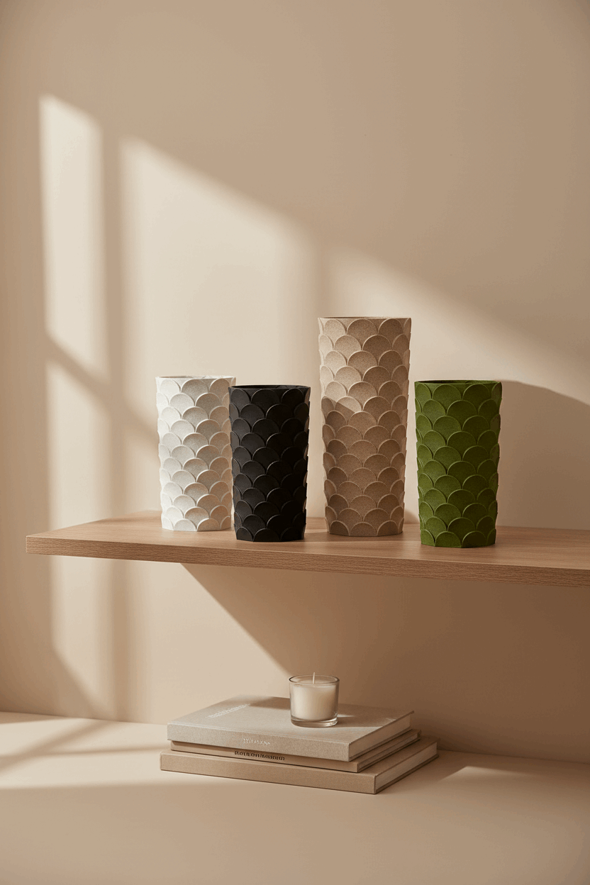 Fish Scale Standing Vase - Toys Decor & More