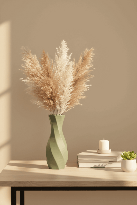 Octagonal Style Curved Vase - Toys Decor & More