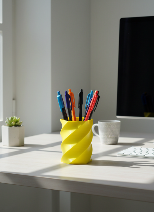 Hex Pattern Pencil Pot - Toys Decor & More