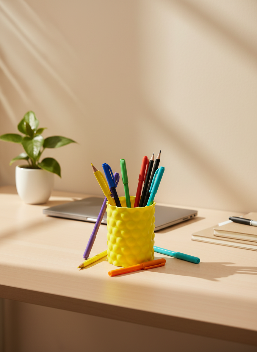 Sphere Pattern Pencil Pot - Toys Decor & More