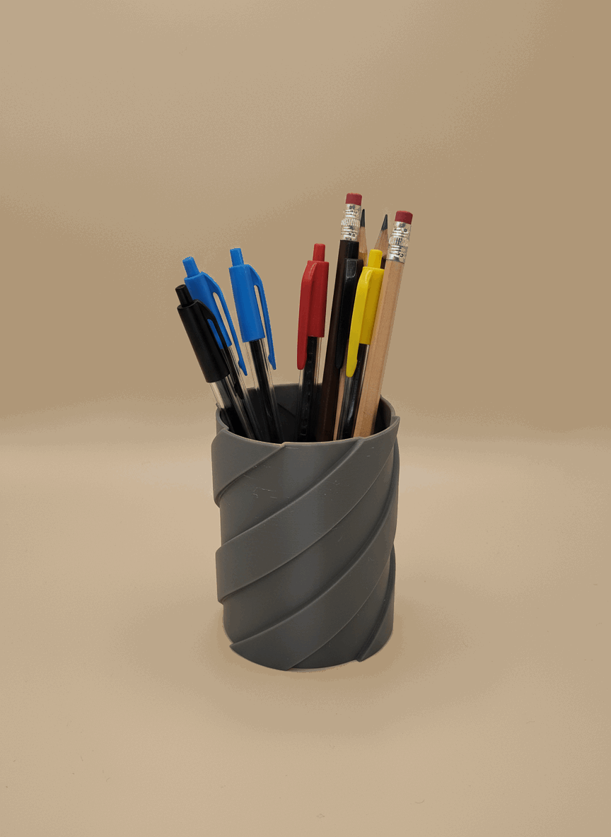 Double Drill Pattern Pencil Pot - Toys Decor & More