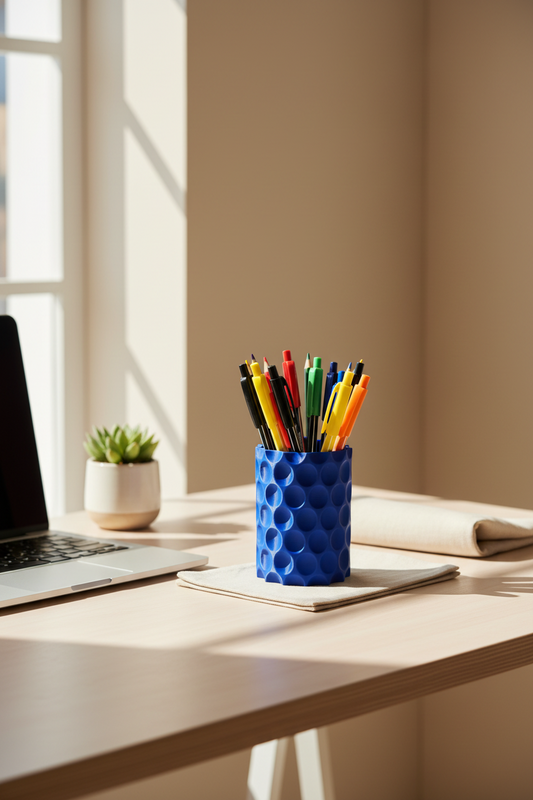 Dimple Pattern Pencil Pot