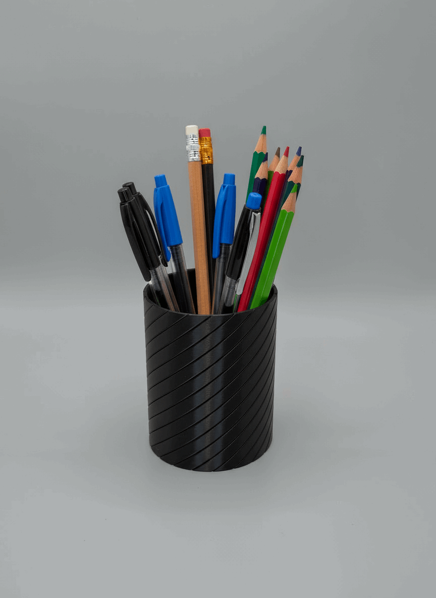 Helix Pattern Pencil Pot - Toys Decor & More