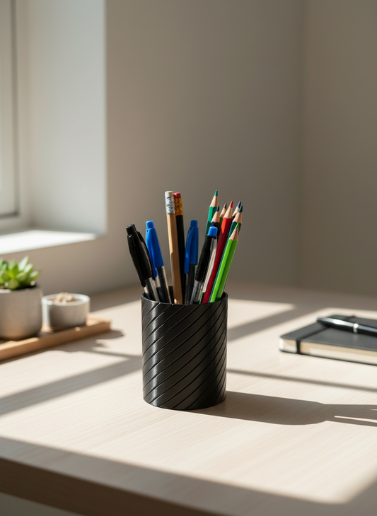 Helix Pattern Pencil Pot - Toys Decor & More