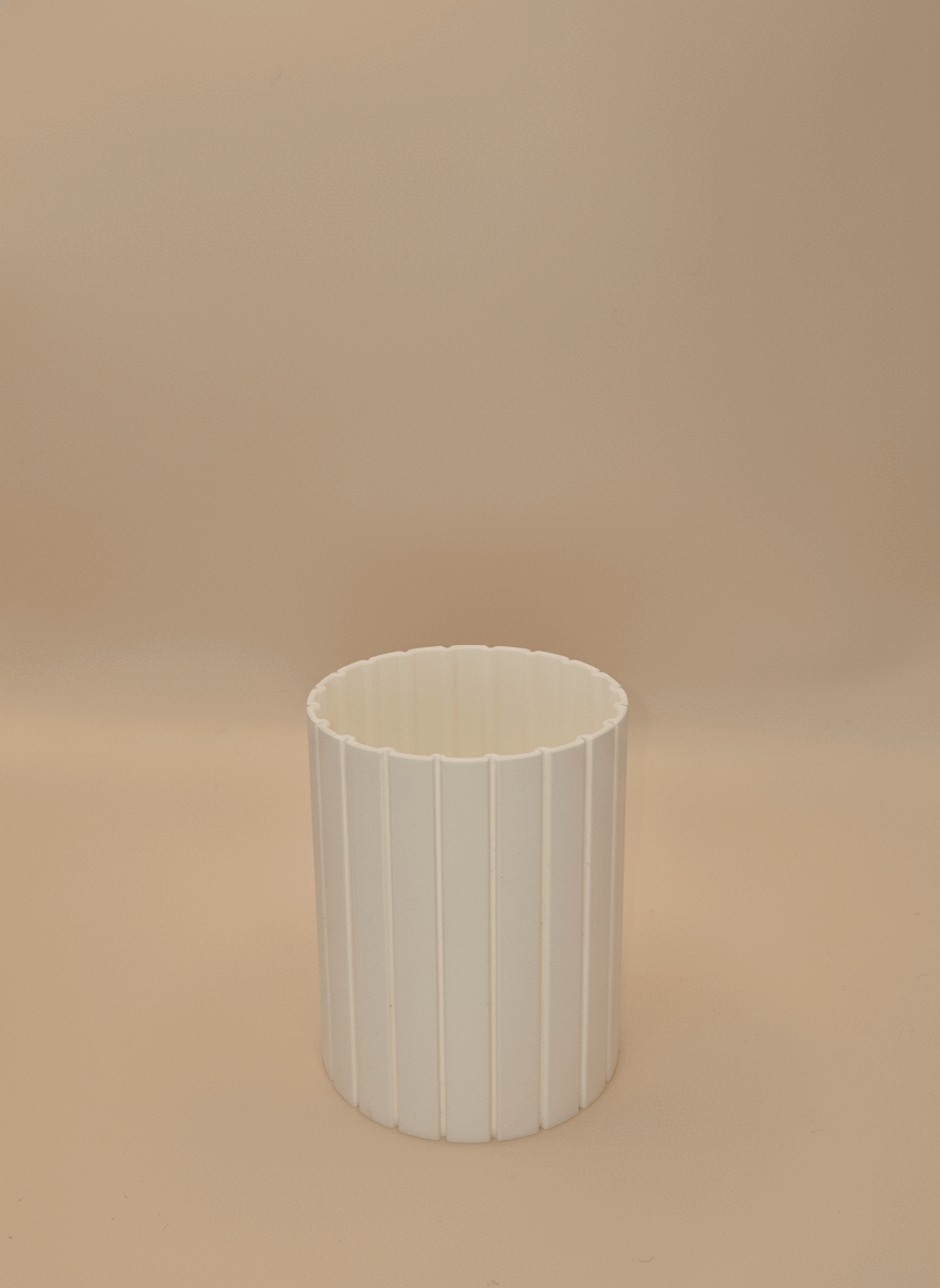 Straight Cut Pattern Pencil Pot - Toys Decor & More