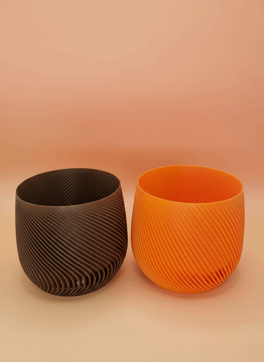 Spiral Style Starter Planter with Drainage - Toys Decor & More