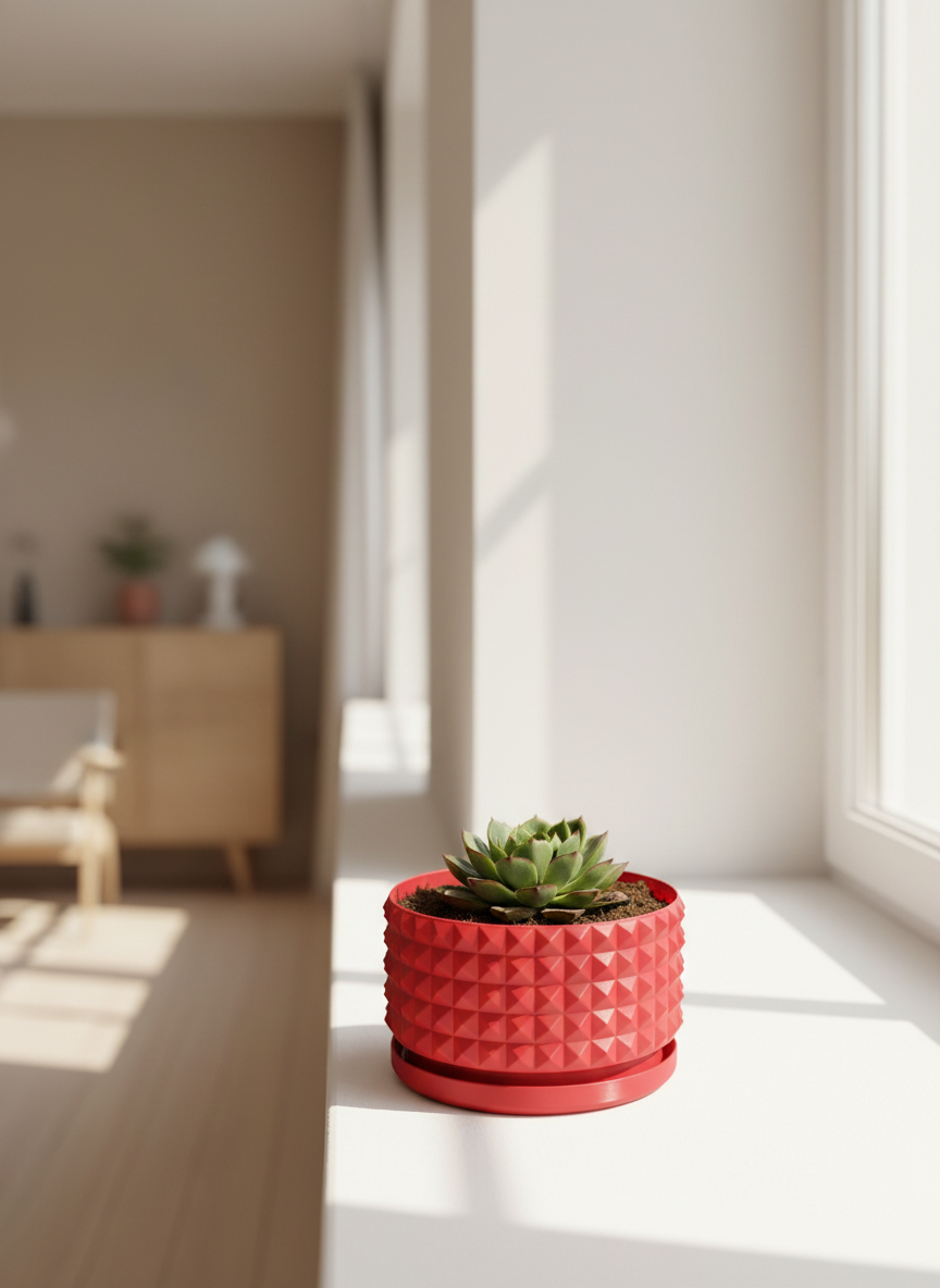 Studded Pattern Starter Planter with Drainage - Toys Decor & More