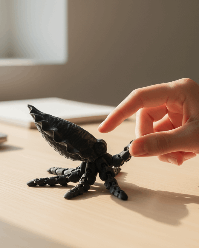 Articulated Cuttlefish Toy - Toys Decor & More