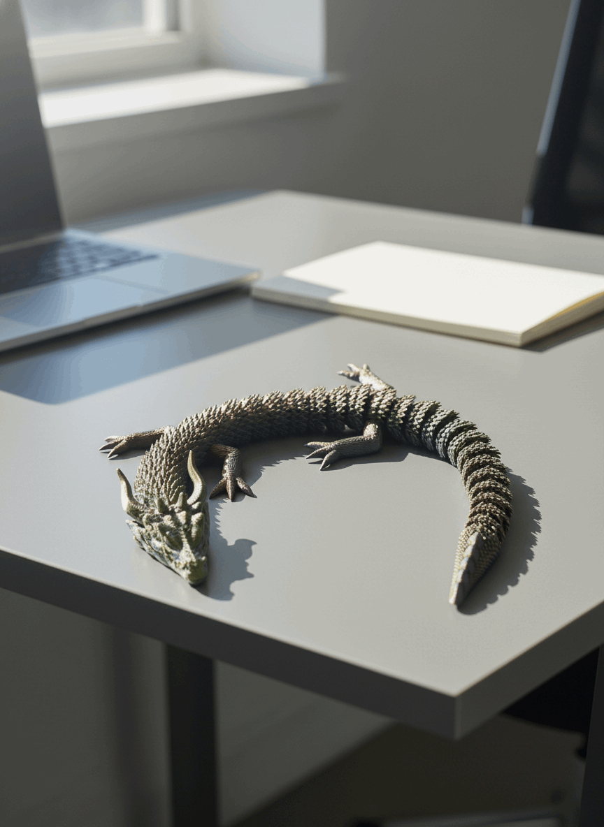 Articulated Nature Dragon Toy - Toys Decor & More
