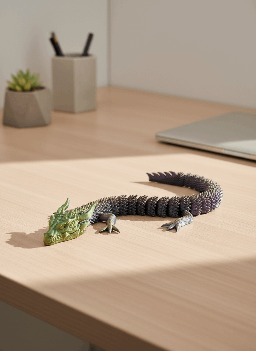 Articulated Nature Dragon Toy - Toys Decor & More