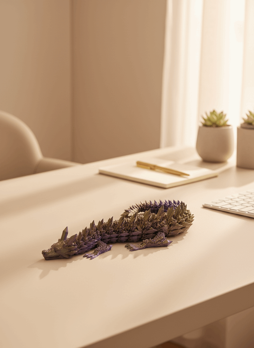 Articulated Crystal Dragon Toy - Toys Decor & More