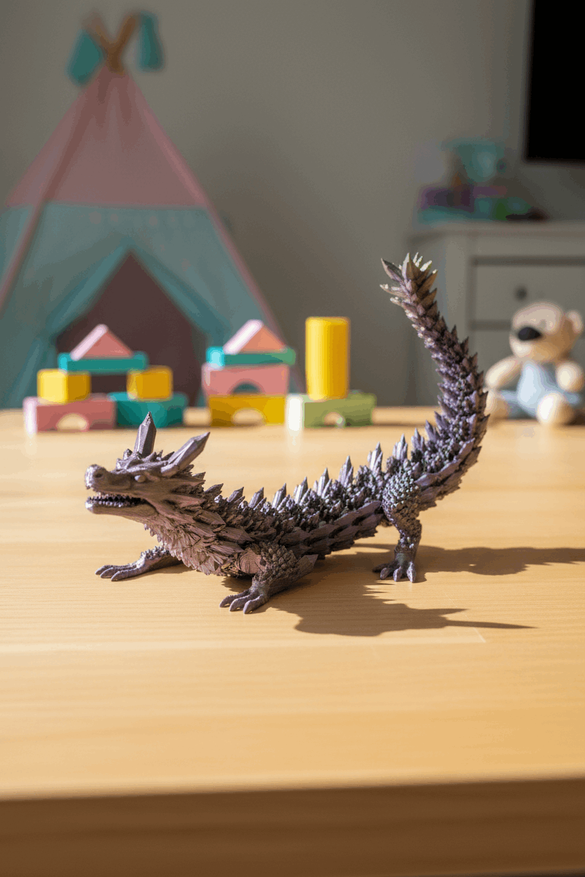 Articulated Crystal Dragon Toy - Toys Decor & More