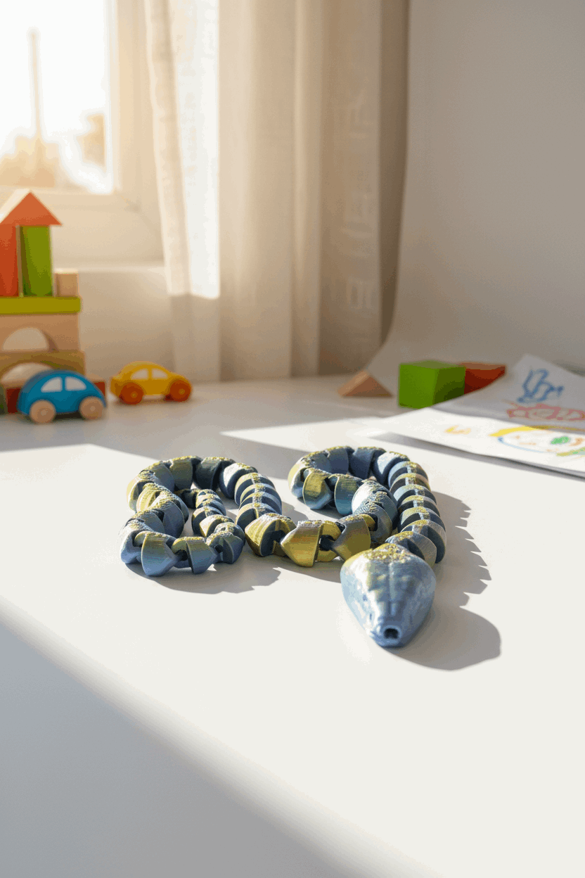 Articulated Smooth Serpent Toy - Toys Decor & More
