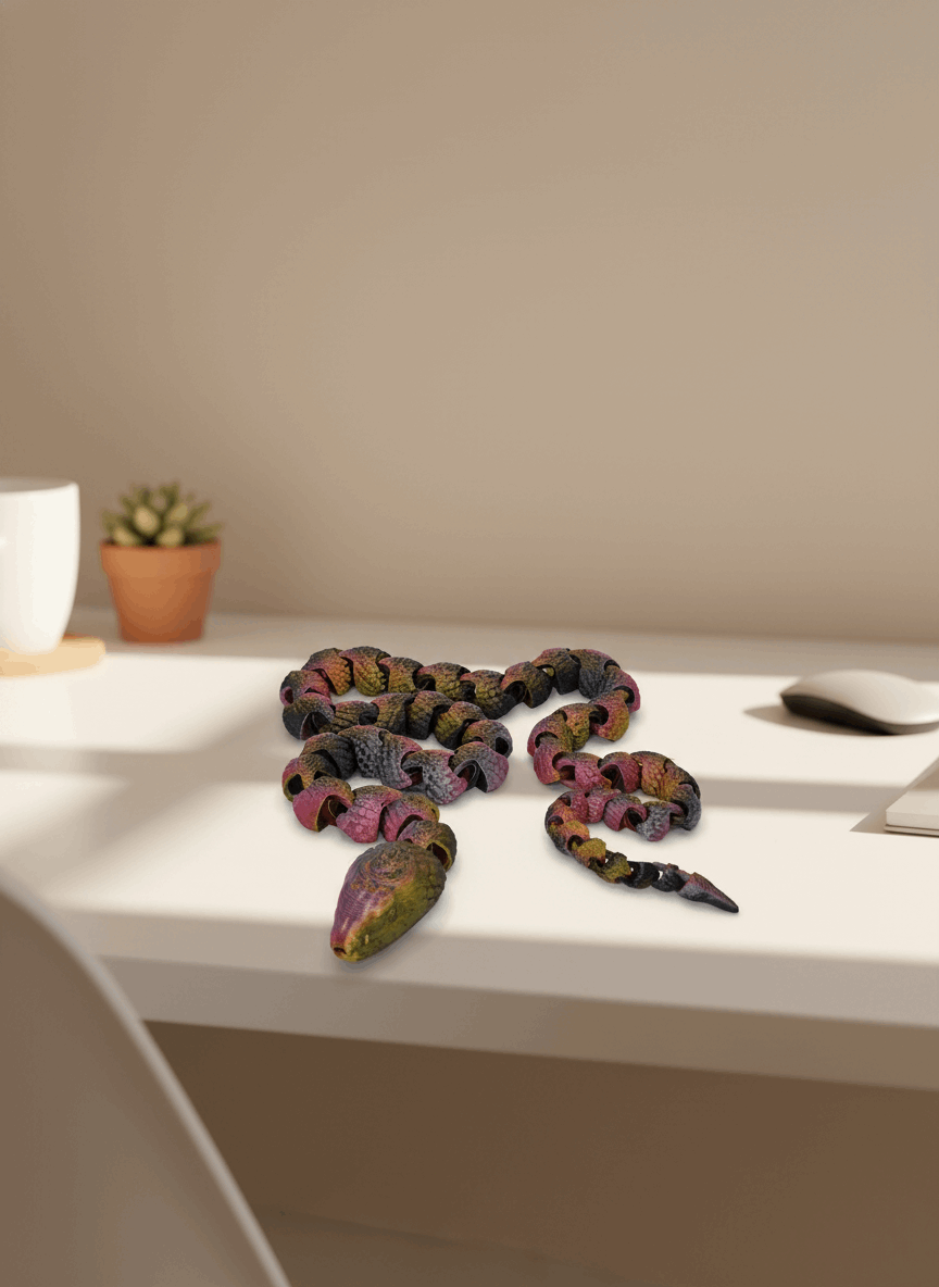 Articulated Scaled Serpent Toy - Toys Decor & More