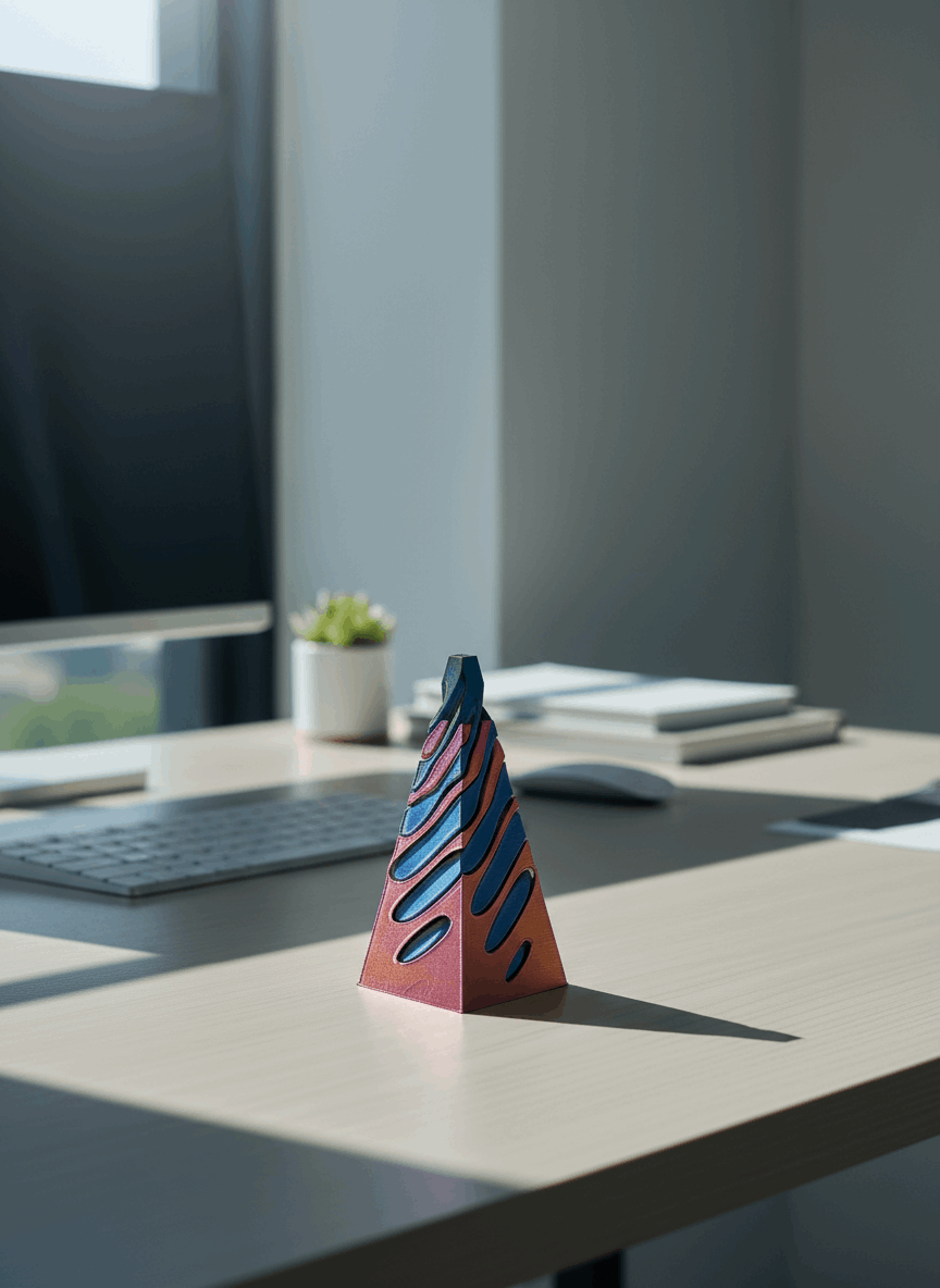 Pyramid Passthrough Spiral Fidget Toy - Toys Decor & More