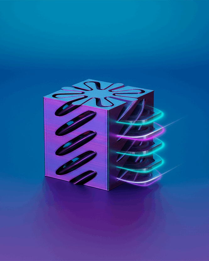 Spiral Cube Passthrough Fidget Toy - Toys Decor & More