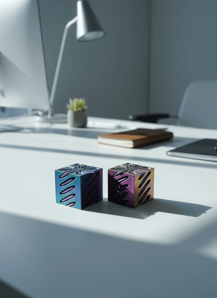 Spiral Cube Passthrough Fidget Toy - Toys Decor & More