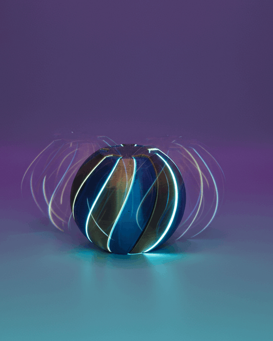 Twisted Spiral Fidget Sphere - Toys Decor & More