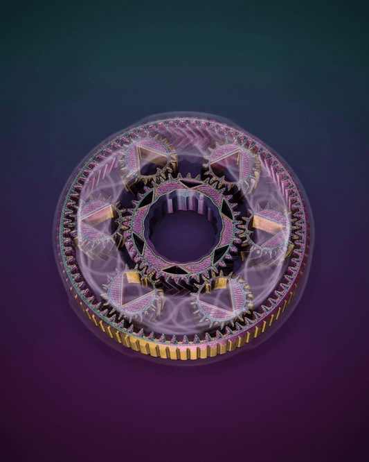Ornate Planetary Gear Fidget Spinner - Toys Decor & More