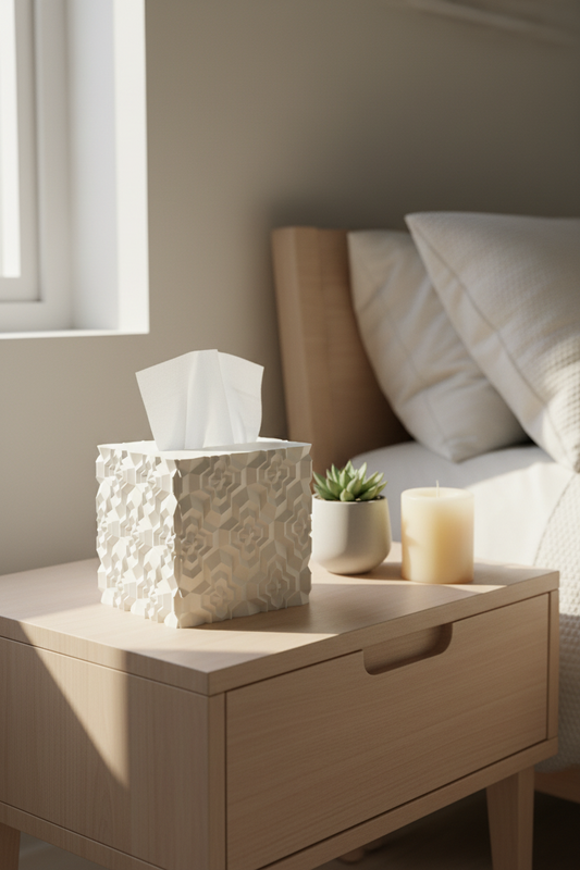 Quadhex Tissue Box Cover