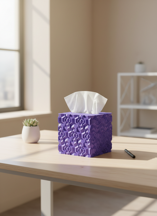 Quadhex Tissue Box Cover - Toys Decor & More