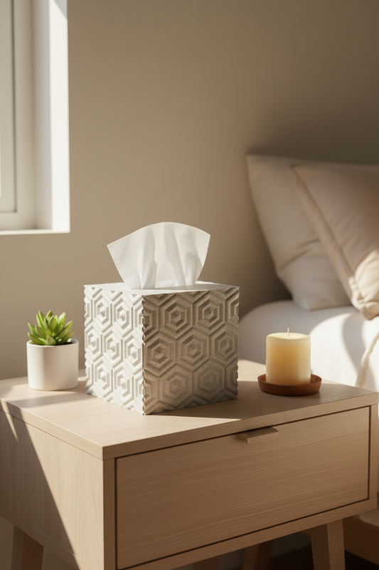 Hexagon Tissue Box Cover