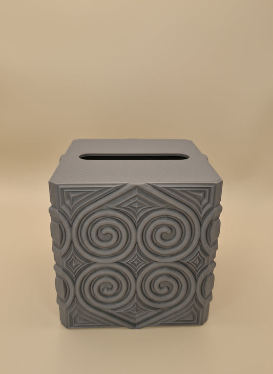 Heart Swirl Tissue Box Cover - Toys Decor & More