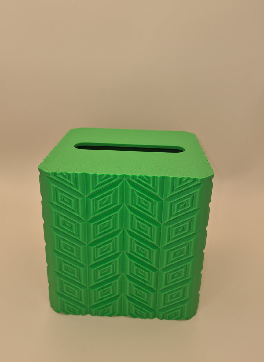 Chevron Tissue Box Cover - Toys Decor & More