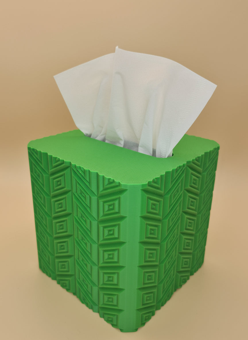 Chevron Tissue Box Cover - Toys Decor & More