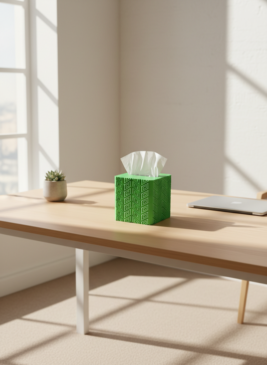 Chevron Tissue Box Cover - Toys Decor & More