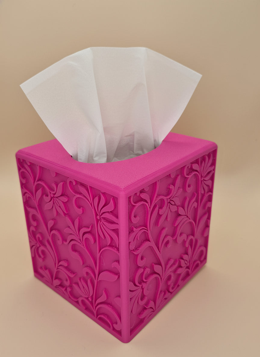 Flower Tissue Box Cover - Toys Decor & More