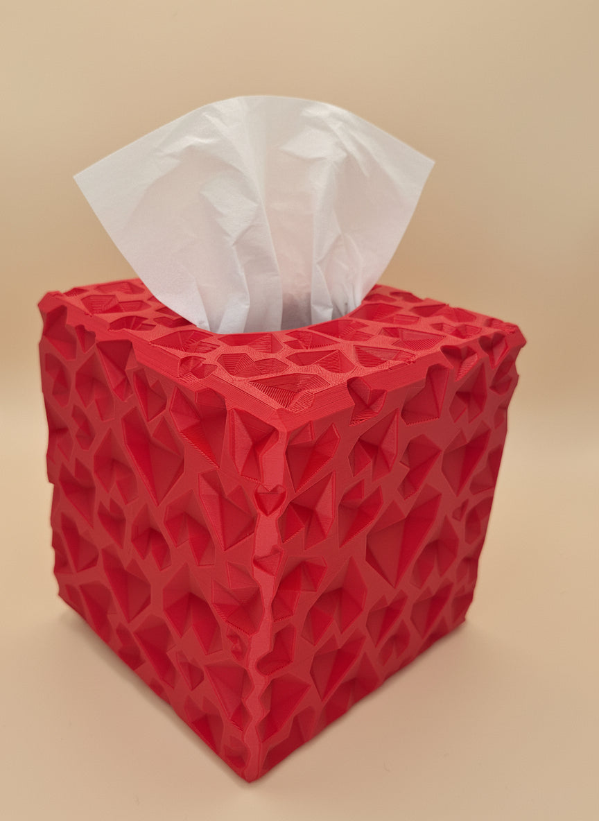 Heart Tissue Box Cover - Toys Decor & More