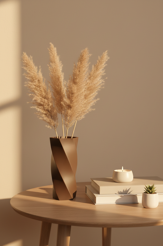 Hex Style Standing Vase