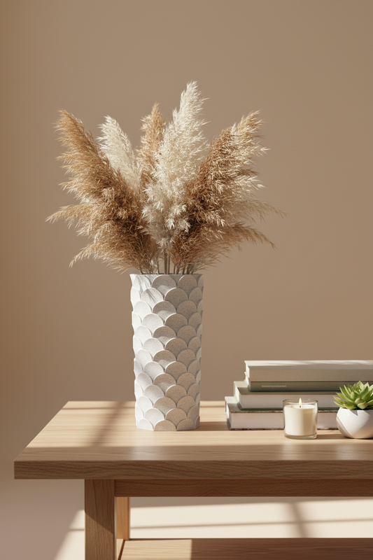 Fish Scale Standing Vase